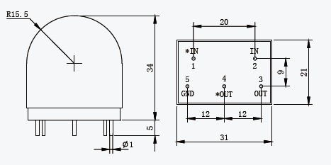 TR1139-2SB Anti-interference type voltage Transformer with double shield